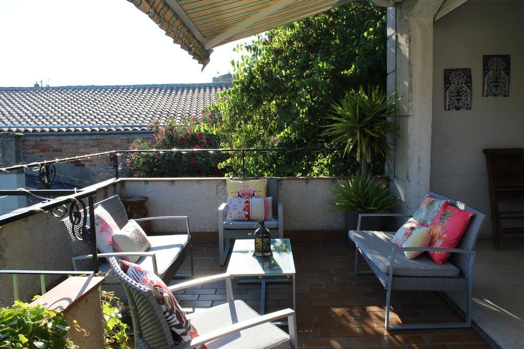 Maison De Maitre A Bram # Jacuzzi Exteriér fotografie